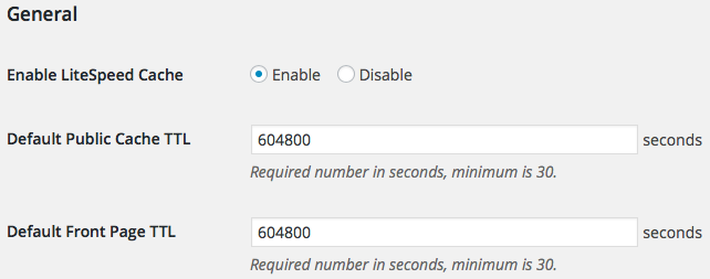 litespeed-cache-wordpress-general-settings